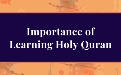 Why Should We Learn Holy Quran Online?